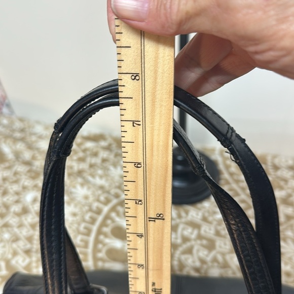 COACH Taylor Bowler Satchel WOOL/LEATHER Black MSRP 498 - Picture 14 of 14